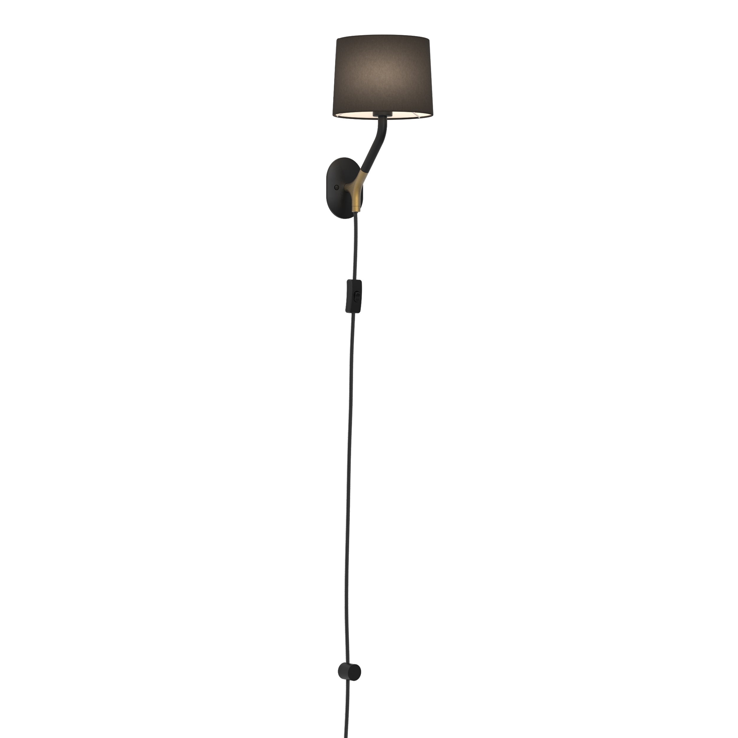 Astro Arbor Plug-In Indoor Wall Light in Matt Black