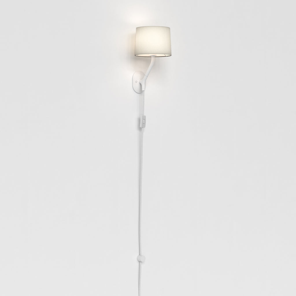 Astro Arbor Plug-In Indoor Wall Light in Matt White