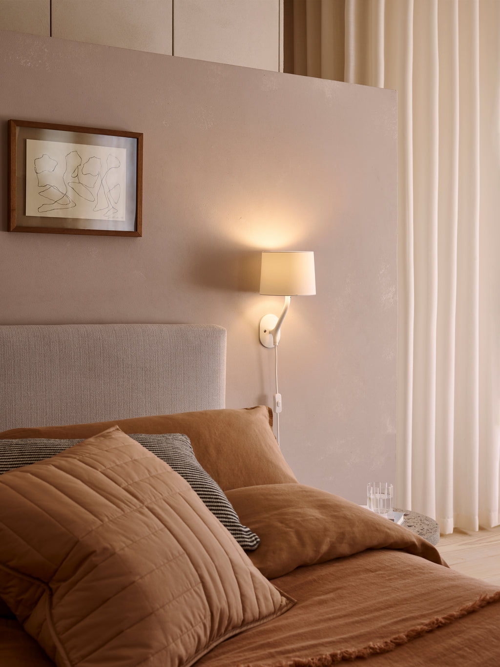 Astro Arbor Plug-In Indoor Wall Light in Matt White