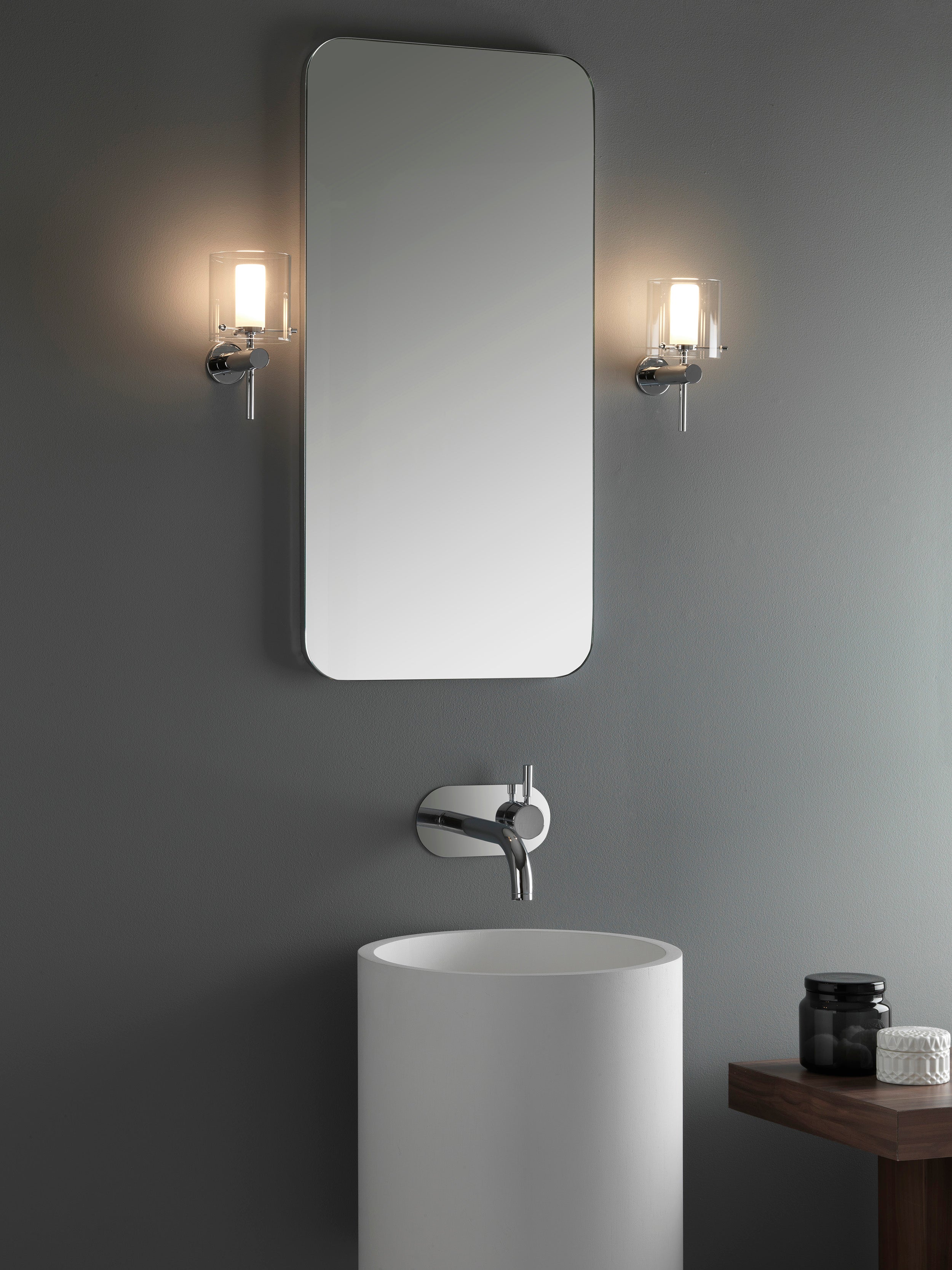 Astro Arezzo Bathroom Wall Light in Polished Chrome