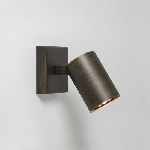 Astro Ascoli 1 Light Spotlight in Bronze