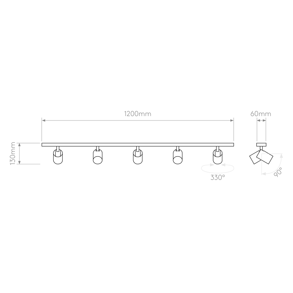 Astro Ascoli 5 Light Bar Spotlight