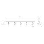 Astro Ascoli 5 Light Bar Spotlight
