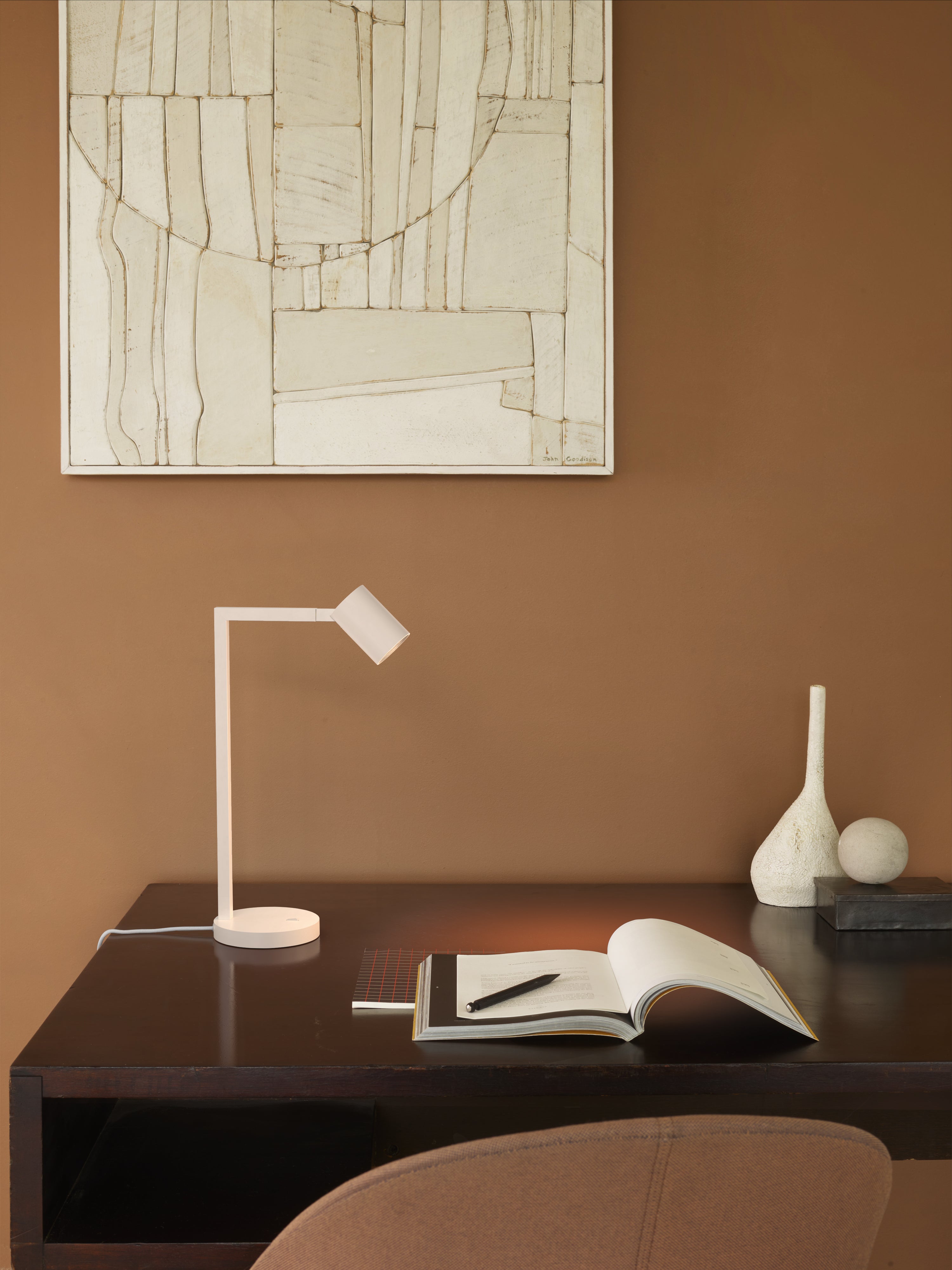 Astro Ascoli Desk LED Table Lamp in Matt White