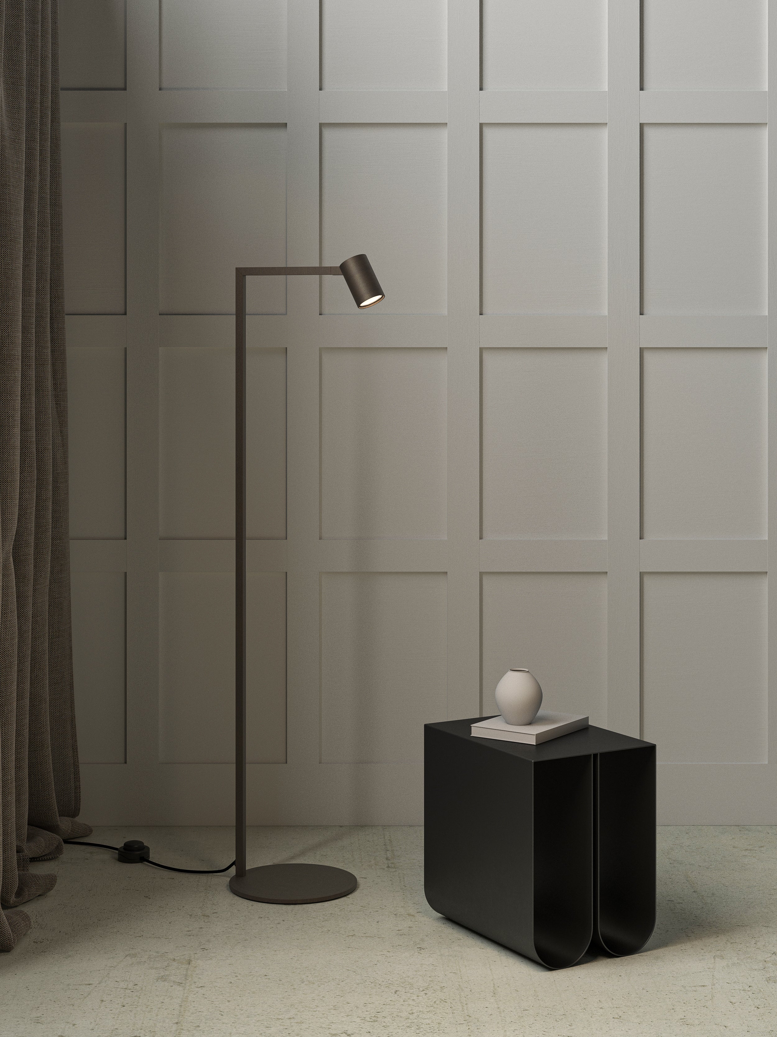 Astro Ascoli Floor Lamp in Bronze