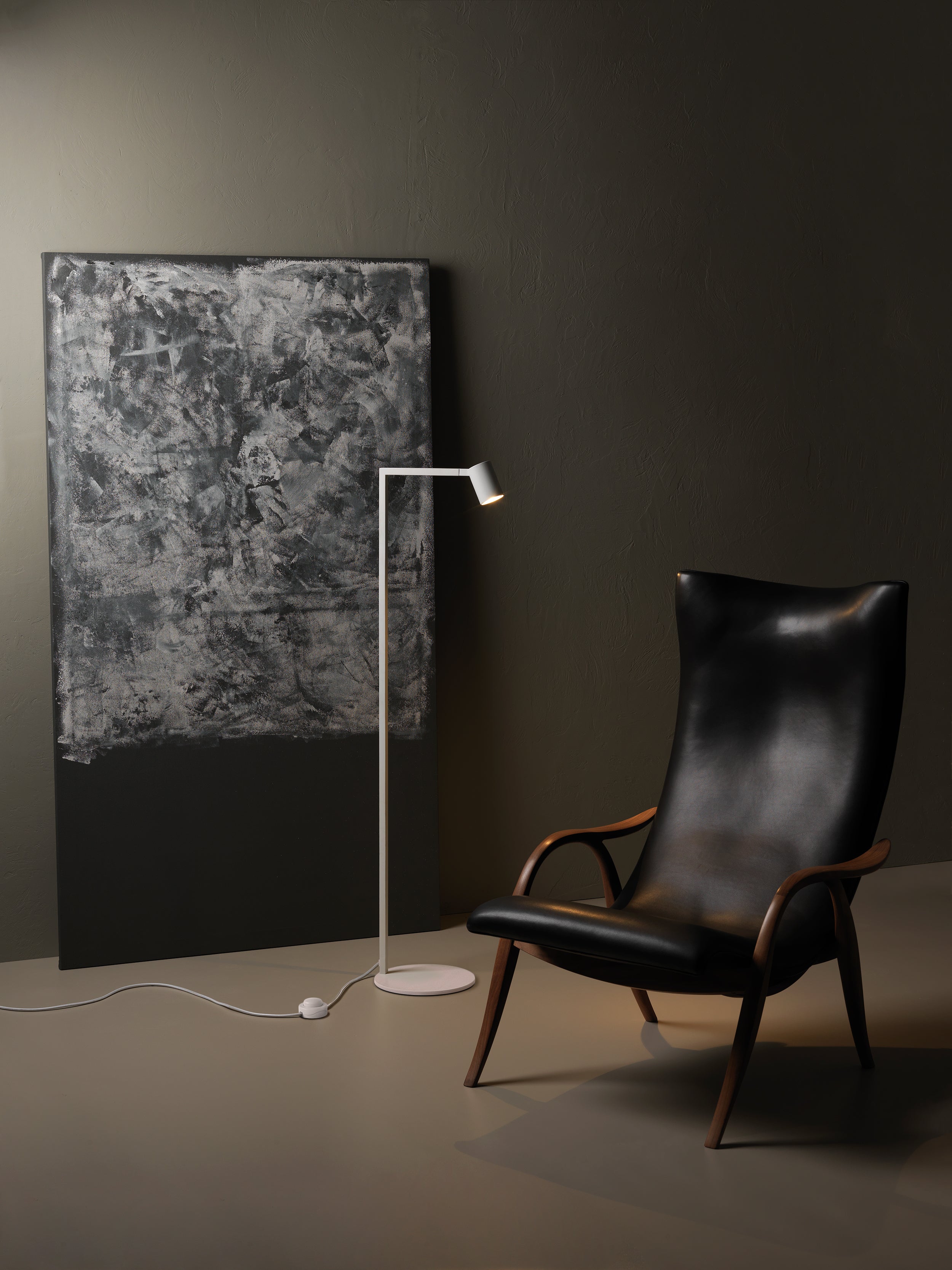 Astro Ascoli Floor Lamp in Matt White
