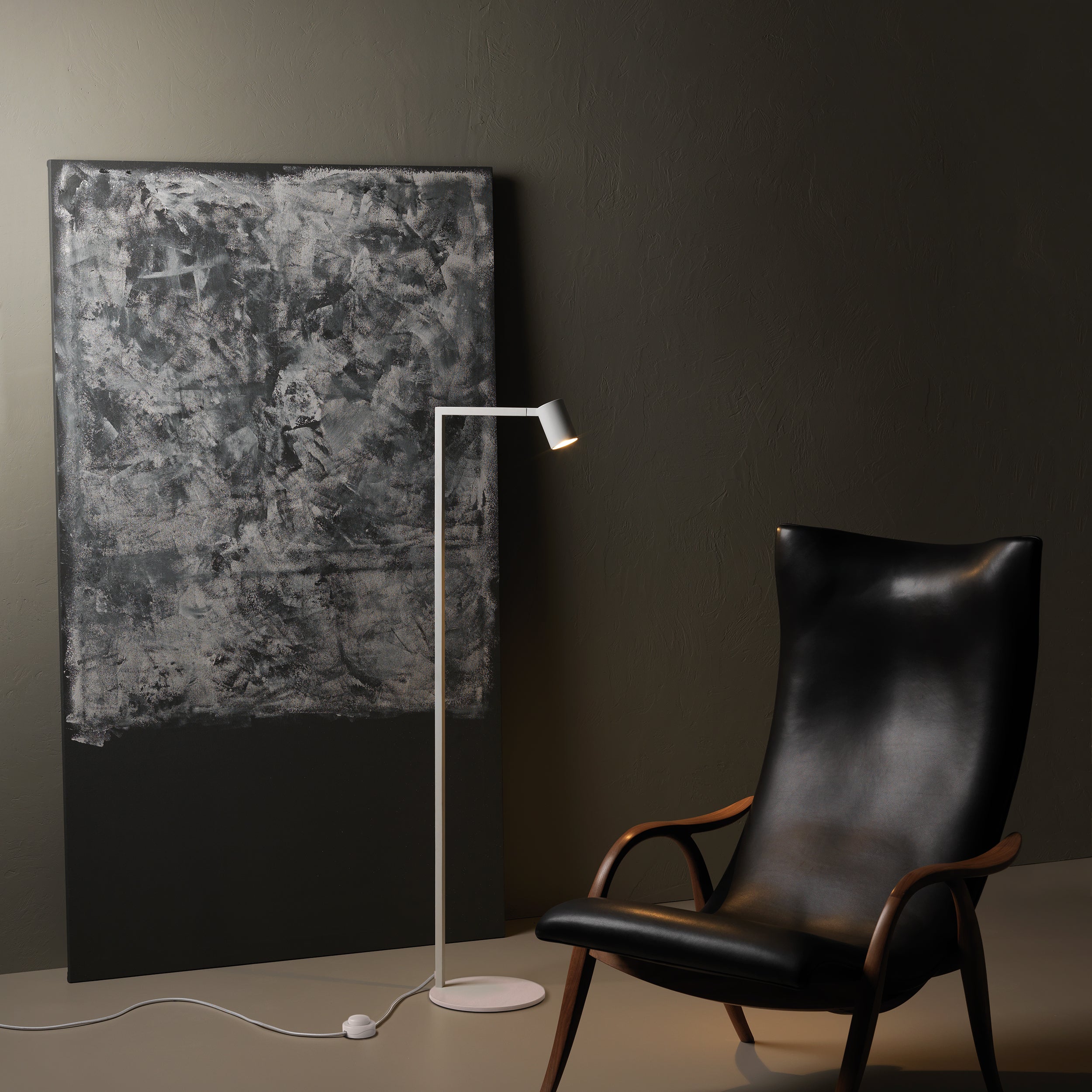 Astro Ascoli Floor Lamp in Matt White