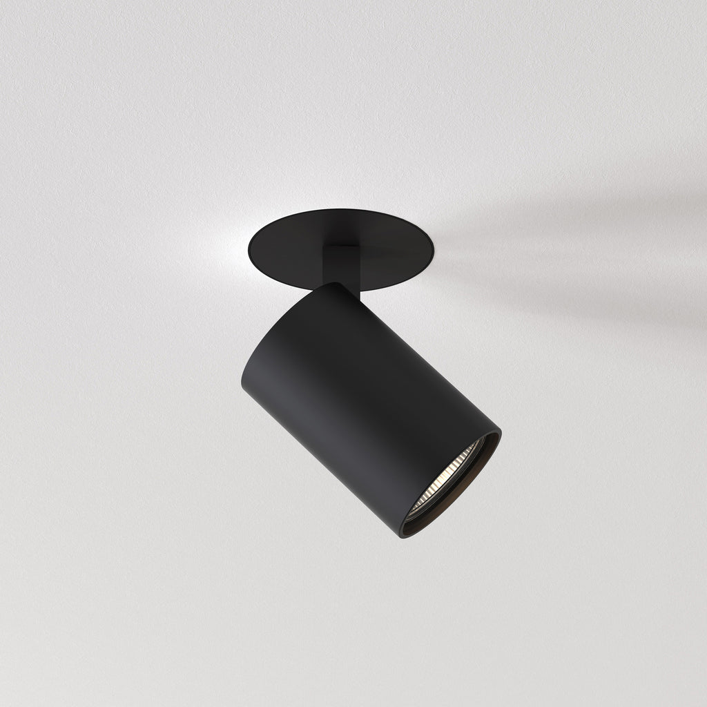 Astro Ascoli Flush Fire-Rated Spotlight in Matt Black
