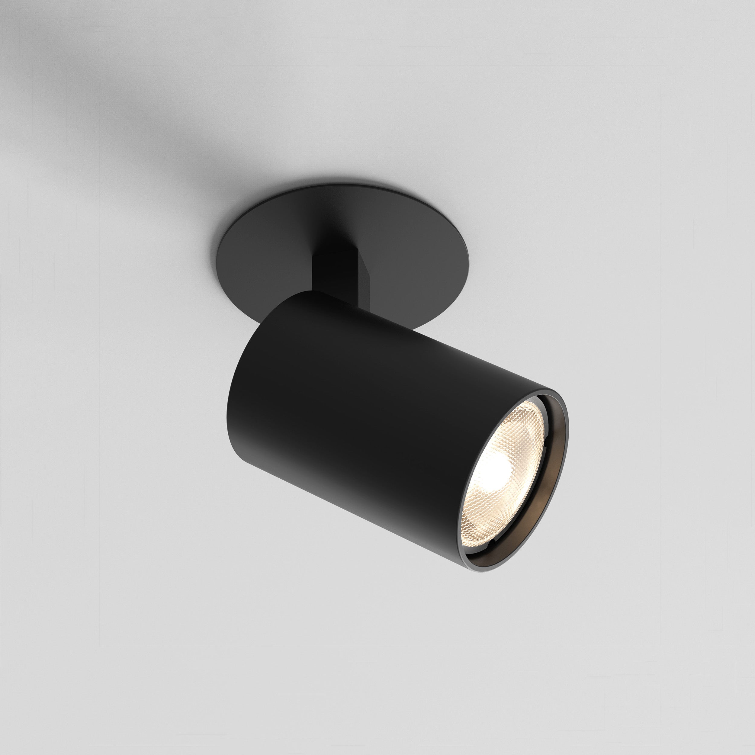 Astro Ascoli Recessed Spotlight in Matt Black