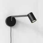 Astro Ascoli Swing Plug In Reading Light in Matt Black