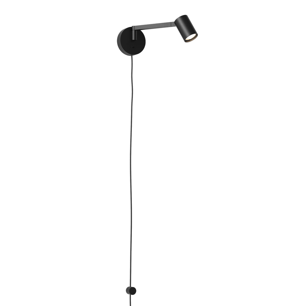 Astro Ascoli Swing Plug In Reading Light in Matt Black