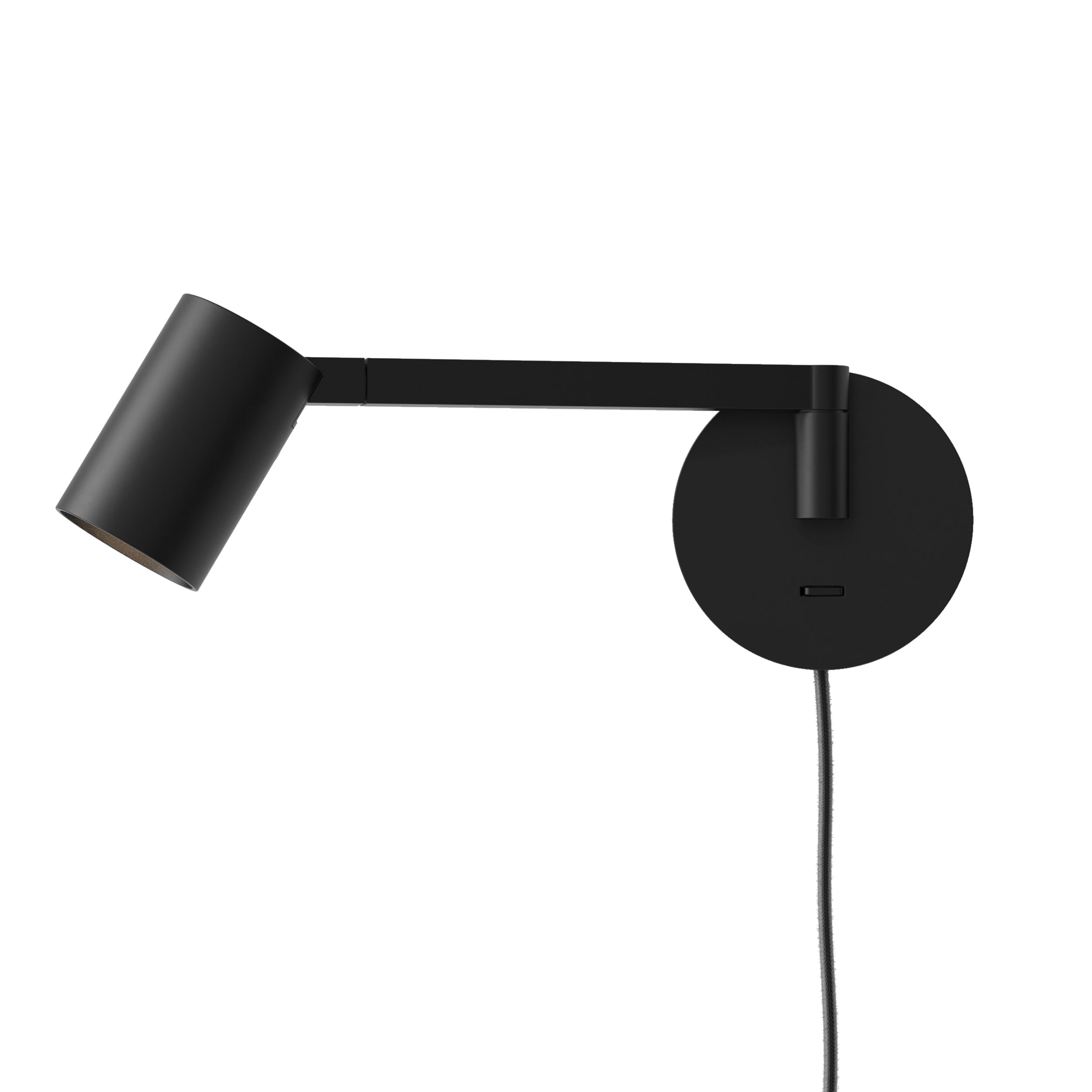 Astro Ascoli Swing Plug In Reading Light in Matt Black