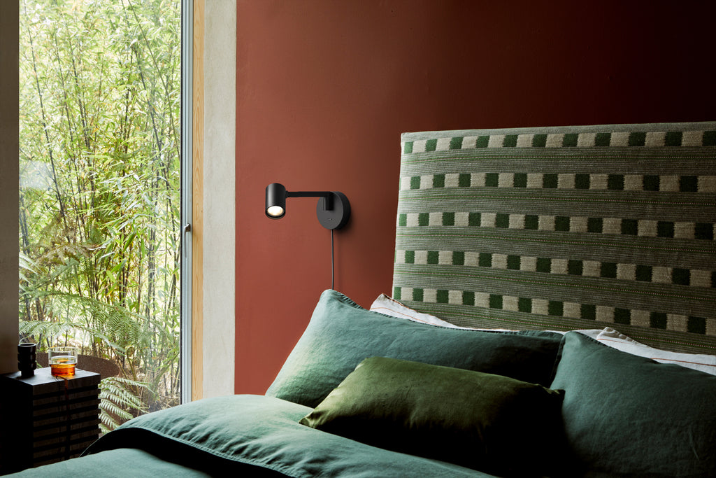 Astro Ascoli Swing Plug In Reading Light in Matt Black