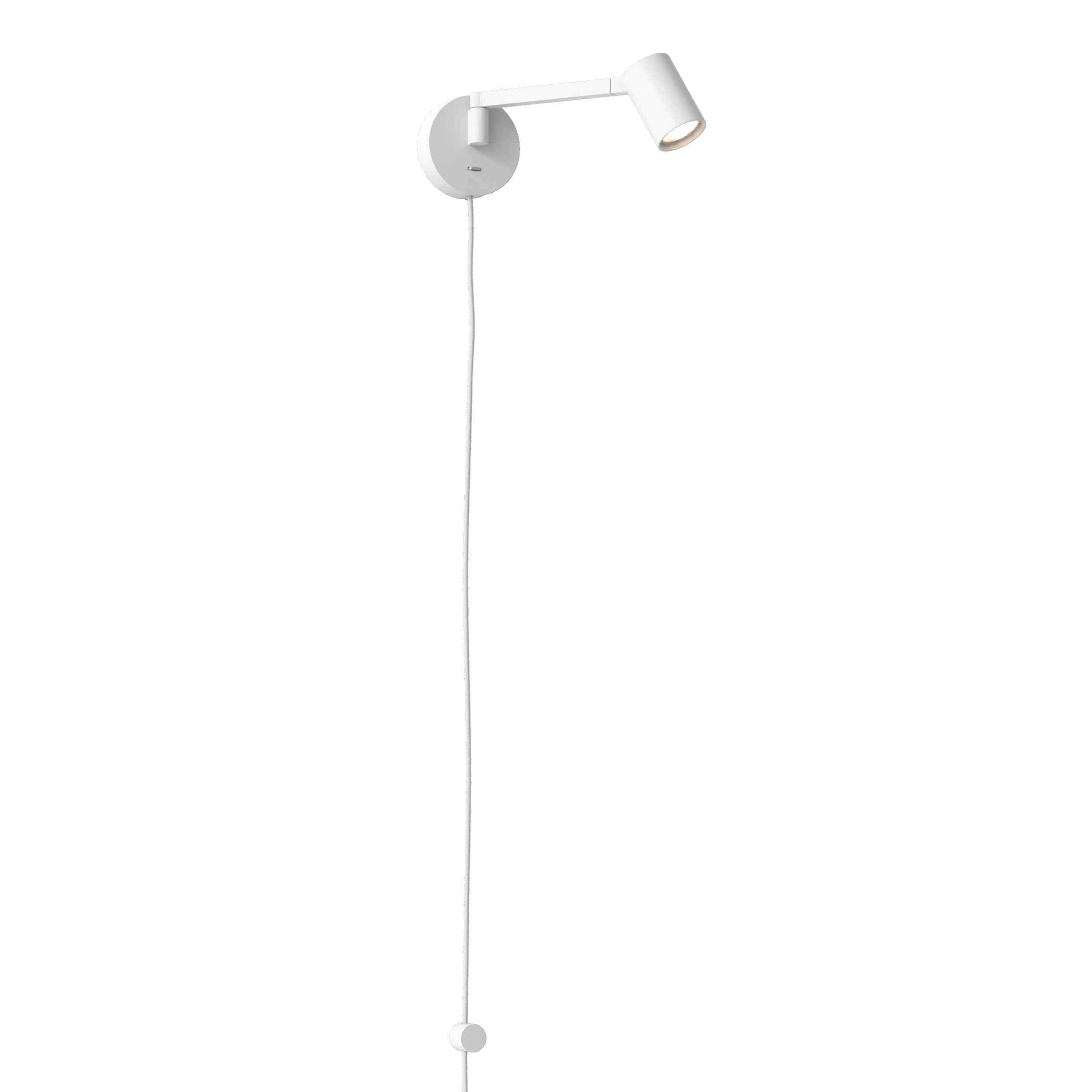 Astro Ascoli Swing Plug In Reading Light in Matt White