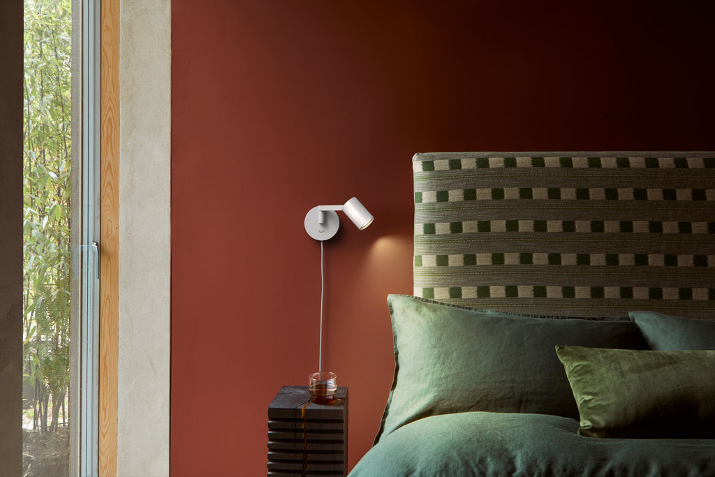 Astro Ascoli Swing Plug In Reading Light in Matt White