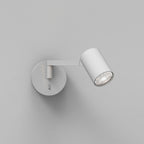 Astro Ascoli Swing Reading Light in Textured White