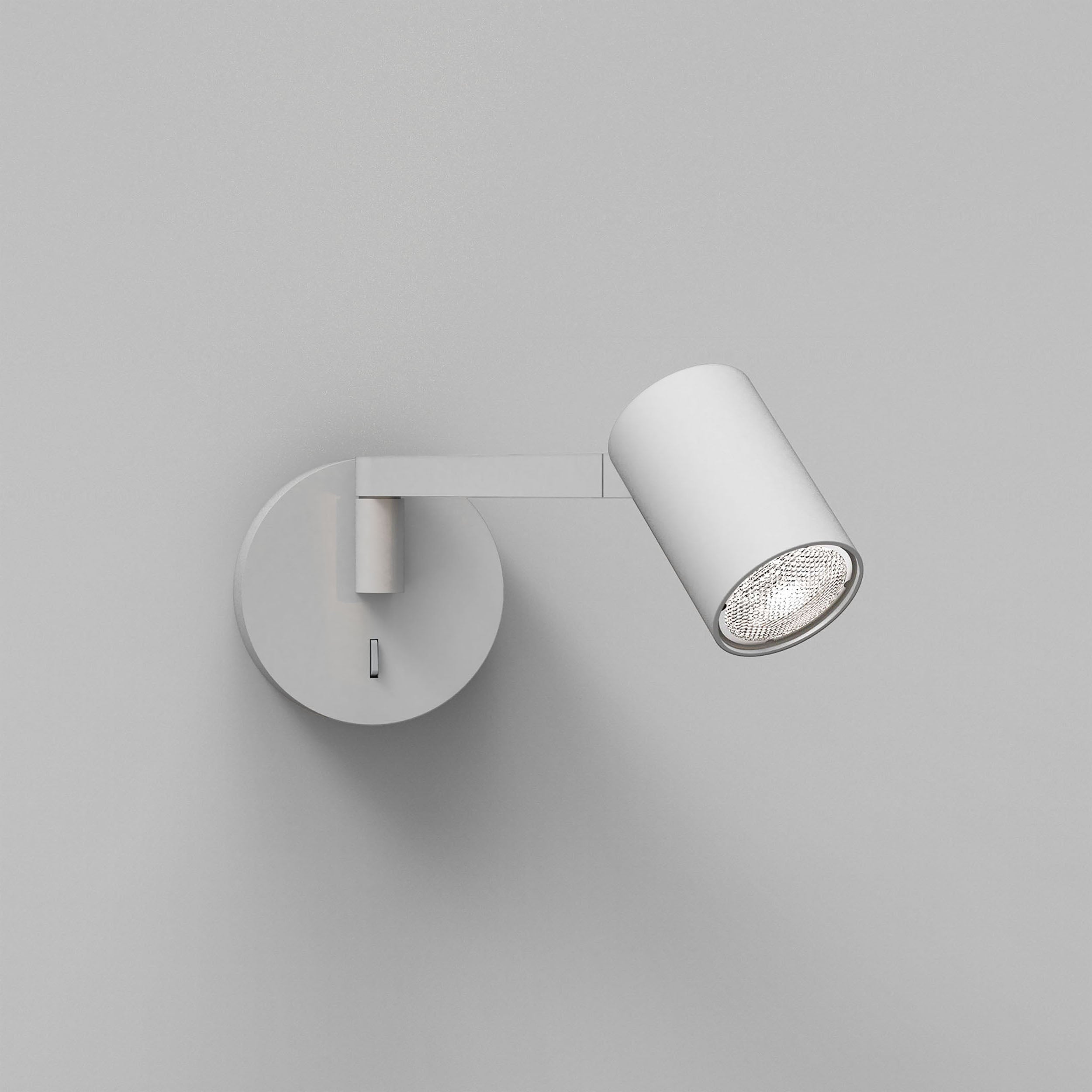 Astro Ascoli Swing Reading Light in Textured White