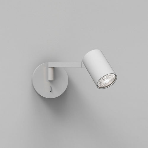Astro Ascoli Swing Reading Light in Textured White