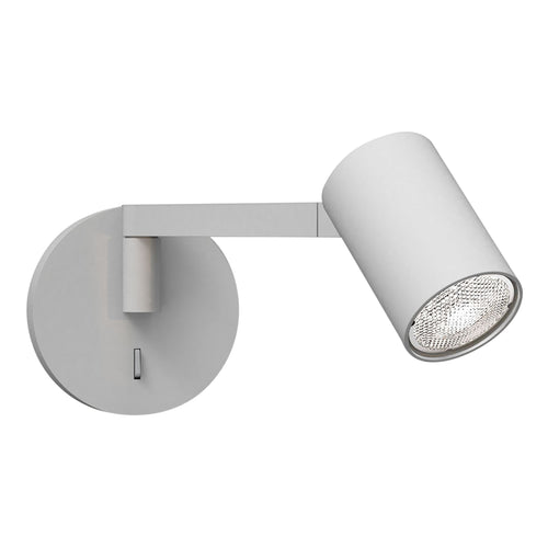 Astro Ascoli Swing Reading Light in Textured White