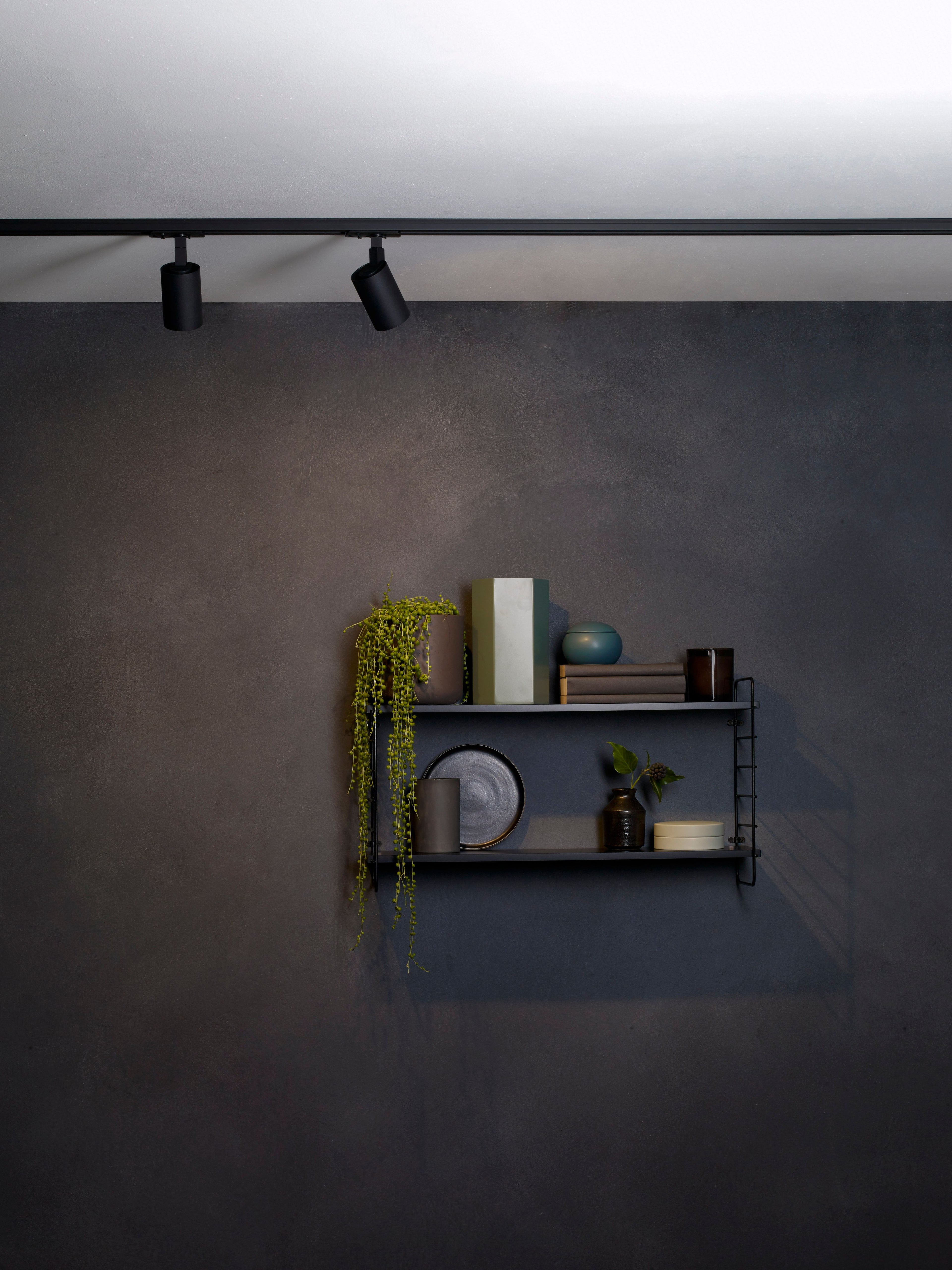 Astro Ascoli Track Light in Textured Black