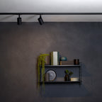 Astro Ascoli Track Light in Textured Black