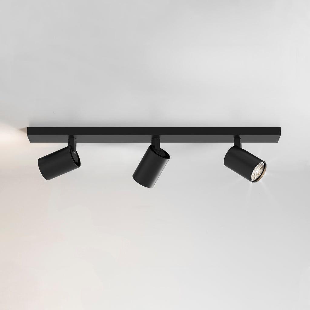 Astro Ascoli Triple Bar 3 Light Spotlight in Matt Black