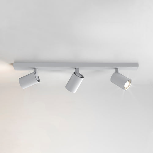 Astro Ascoli Triple Bar 3 Light Spotlight in Textured White
