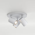 Astro Ascoli Triple Round Spotlight in Textured White