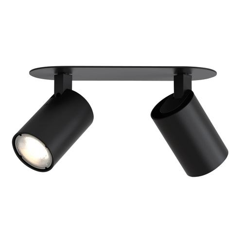 Astro Ascoli Twin Recessed Spotlight in Matt Black