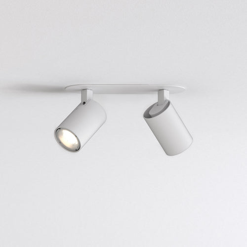 Astro Ascoli Twin Recessed Spotlight in Textured White