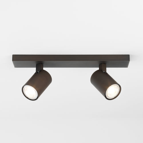 Astro Ascoli Twin Spotlight in Bronze