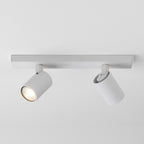 Astro Ascoli Twin Spotlight in Textured White