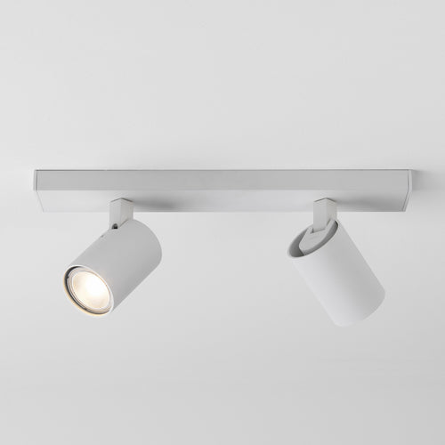 Astro Ascoli Twin Spotlight in Textured White