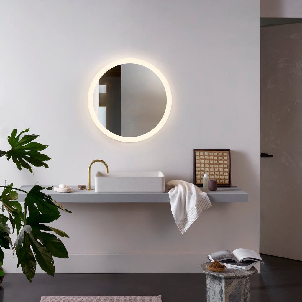 Astro Ascot 650 Round Bathroom Illuminated Mirror in Finish