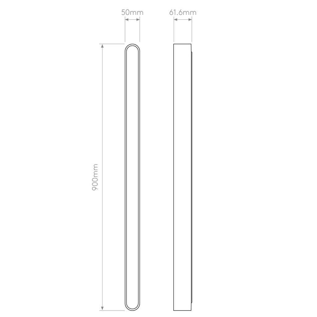 Astro Atticus 900 Bathroom Wall Light in Matt Black