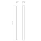 Astro Atticus 900 Bathroom Wall Light in Matt Black