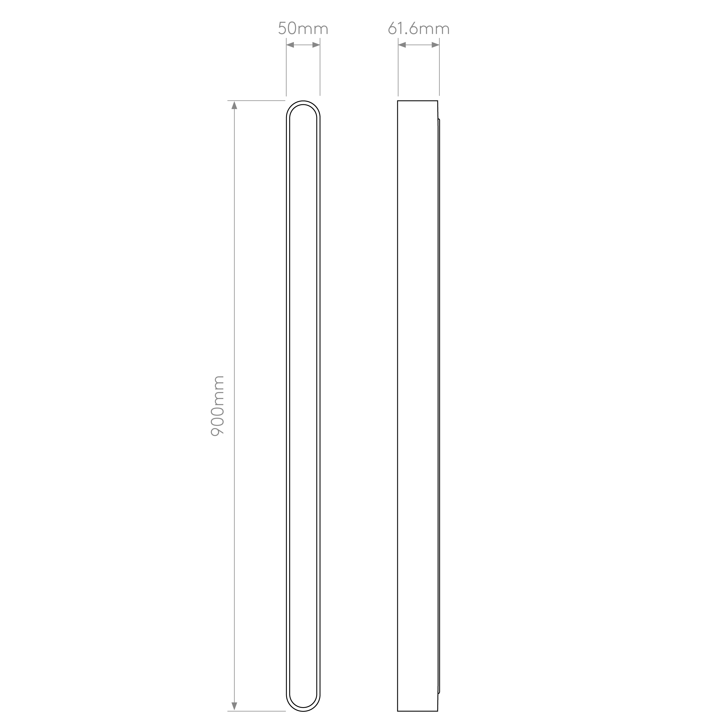Astro Atticus 900 Bathroom Wall Light in Matt Black