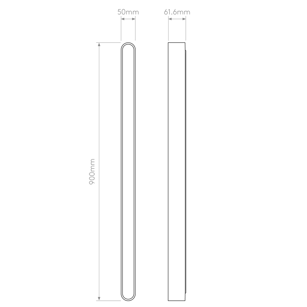 Astro Atticus 900 Bathroom Wall Light in Polished Chrome
