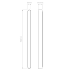 Astro Atticus 900 Bathroom Wall Light in Polished Chrome