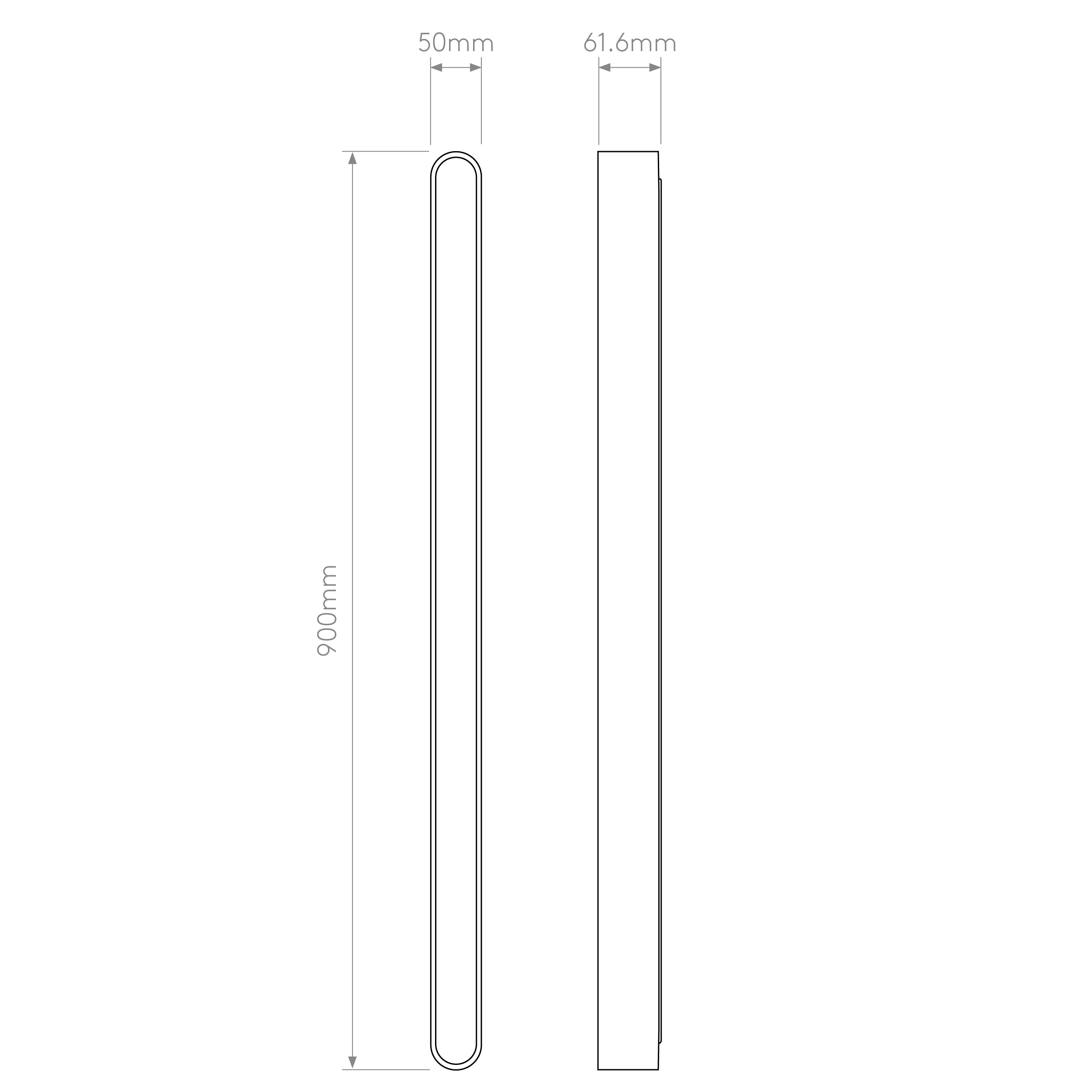 Astro Atticus 900 Bathroom Wall Light in Polished Chrome