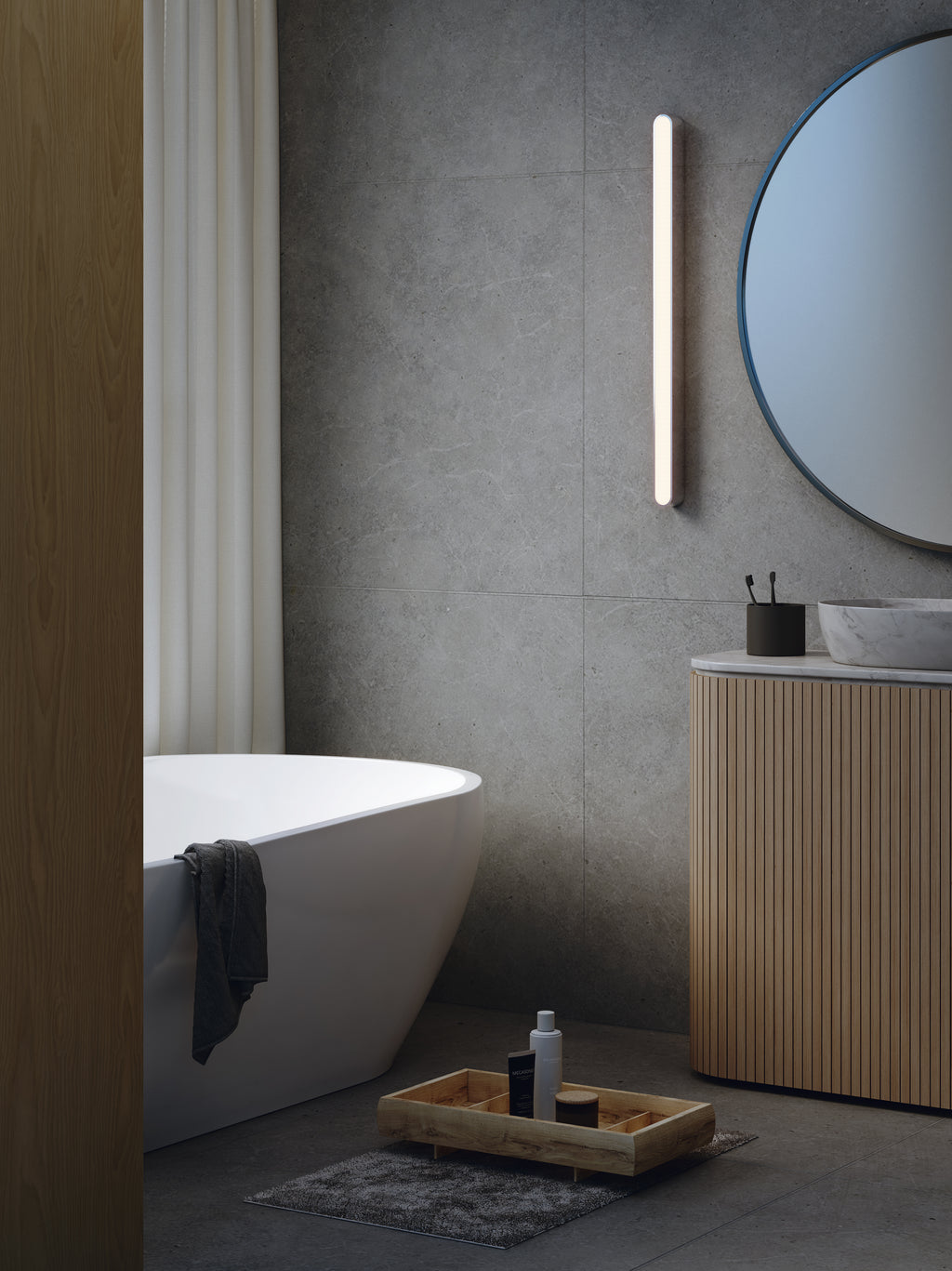 Astro Atticus 900 Bathroom Wall Light in Polished Chrome