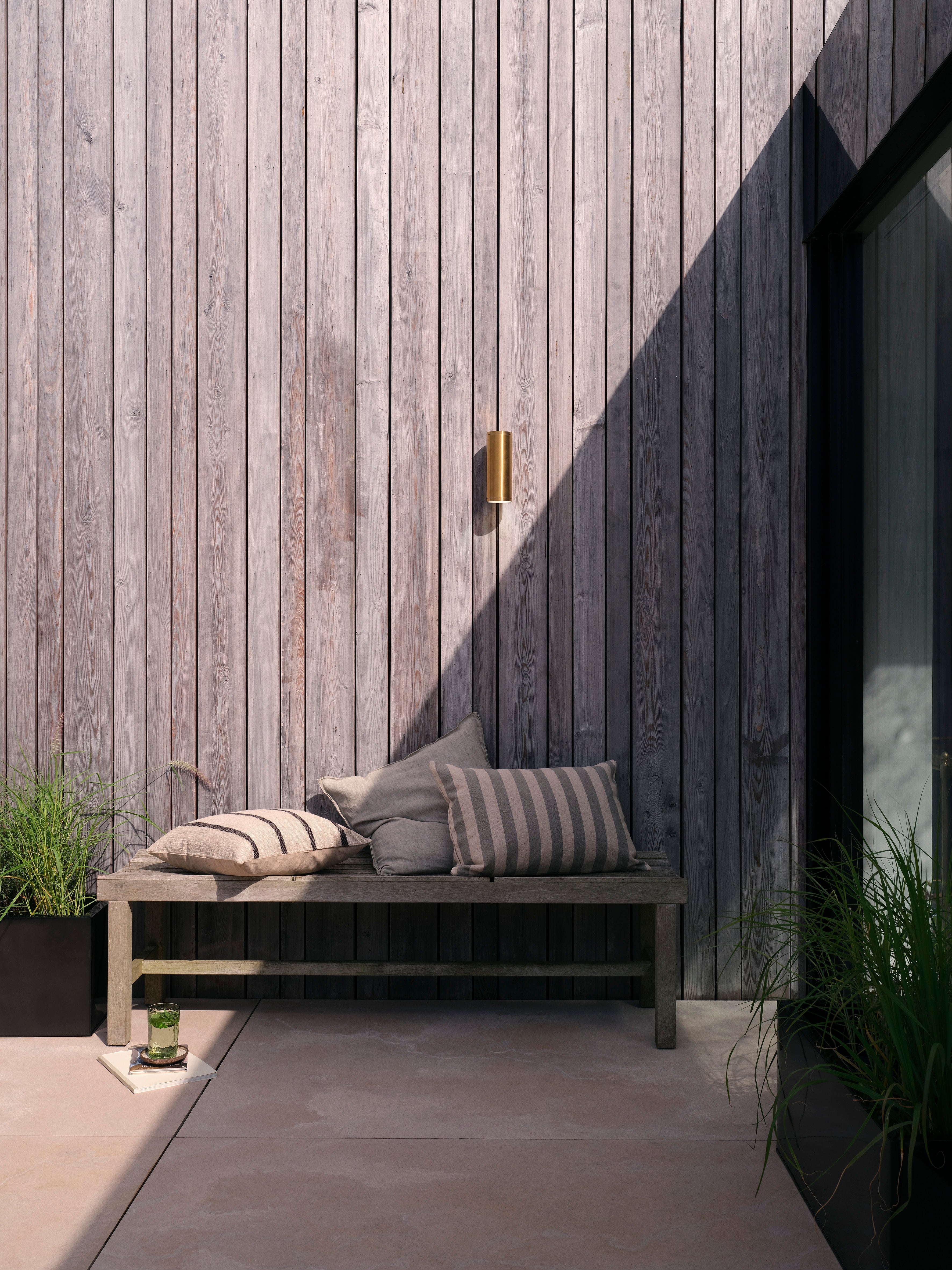 Astro Ava 200 Coastal Wall Light in Brushed Brass