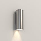 Astro Ava 200 Coastal Wall Light in Brushed Stainless Steel