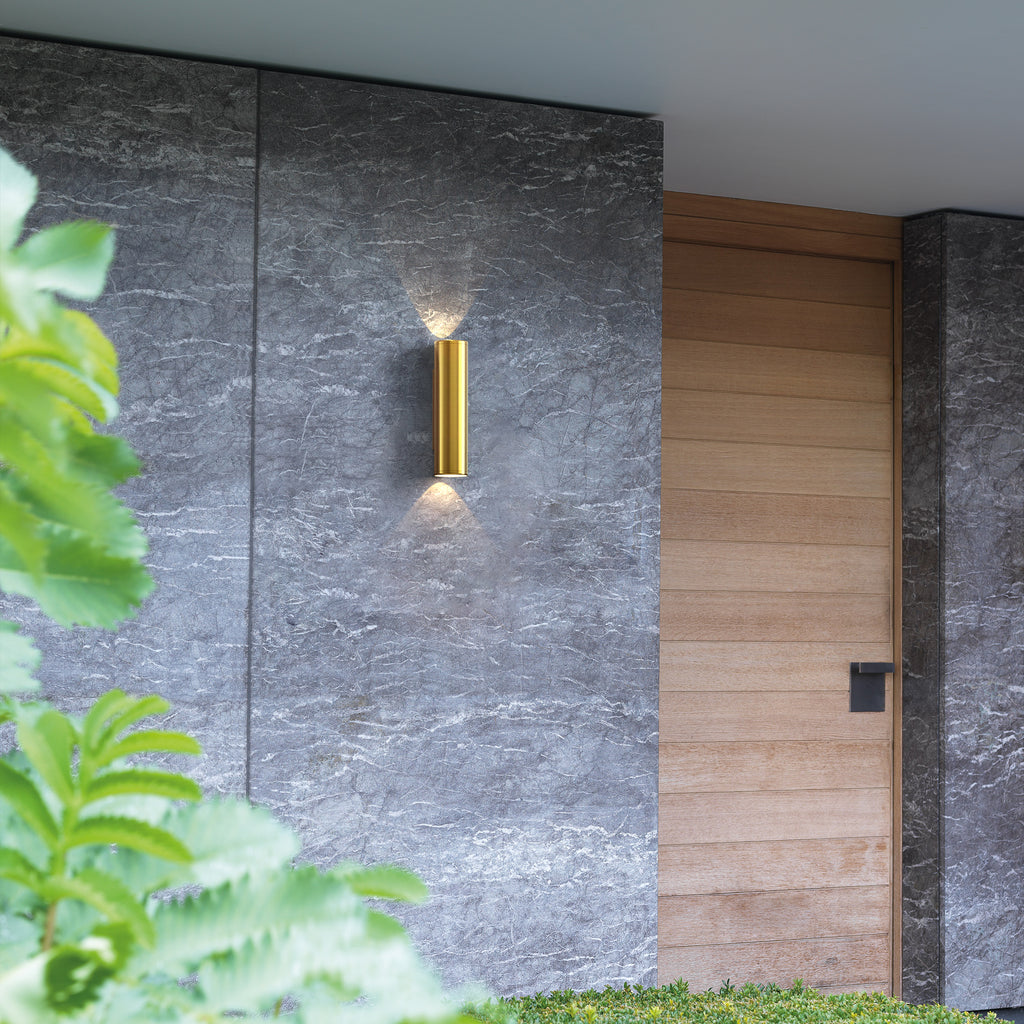 Astro Ava 300 Coastal Wall Light in Brushed Brass