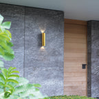 Astro Ava 300 Coastal Wall Light in Brushed Brass