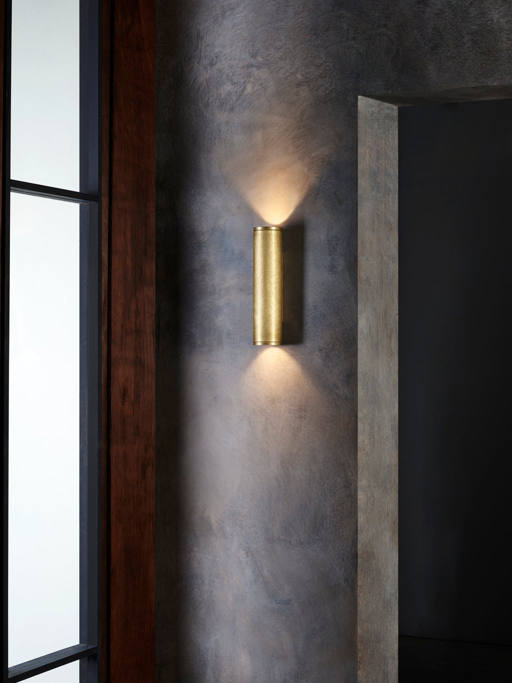 Astro Ava 300 Outdoor Wall Light in Solid Brass