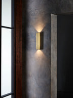 Astro Ava 300 Outdoor Wall Light in Solid Brass