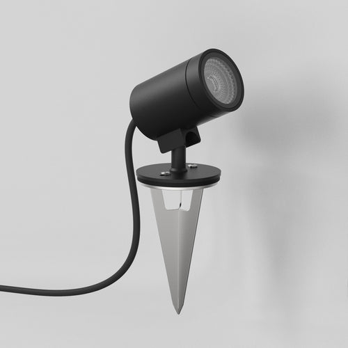 Astro Bayville Outdoor LED Spike Spot in Textured Black IP65
