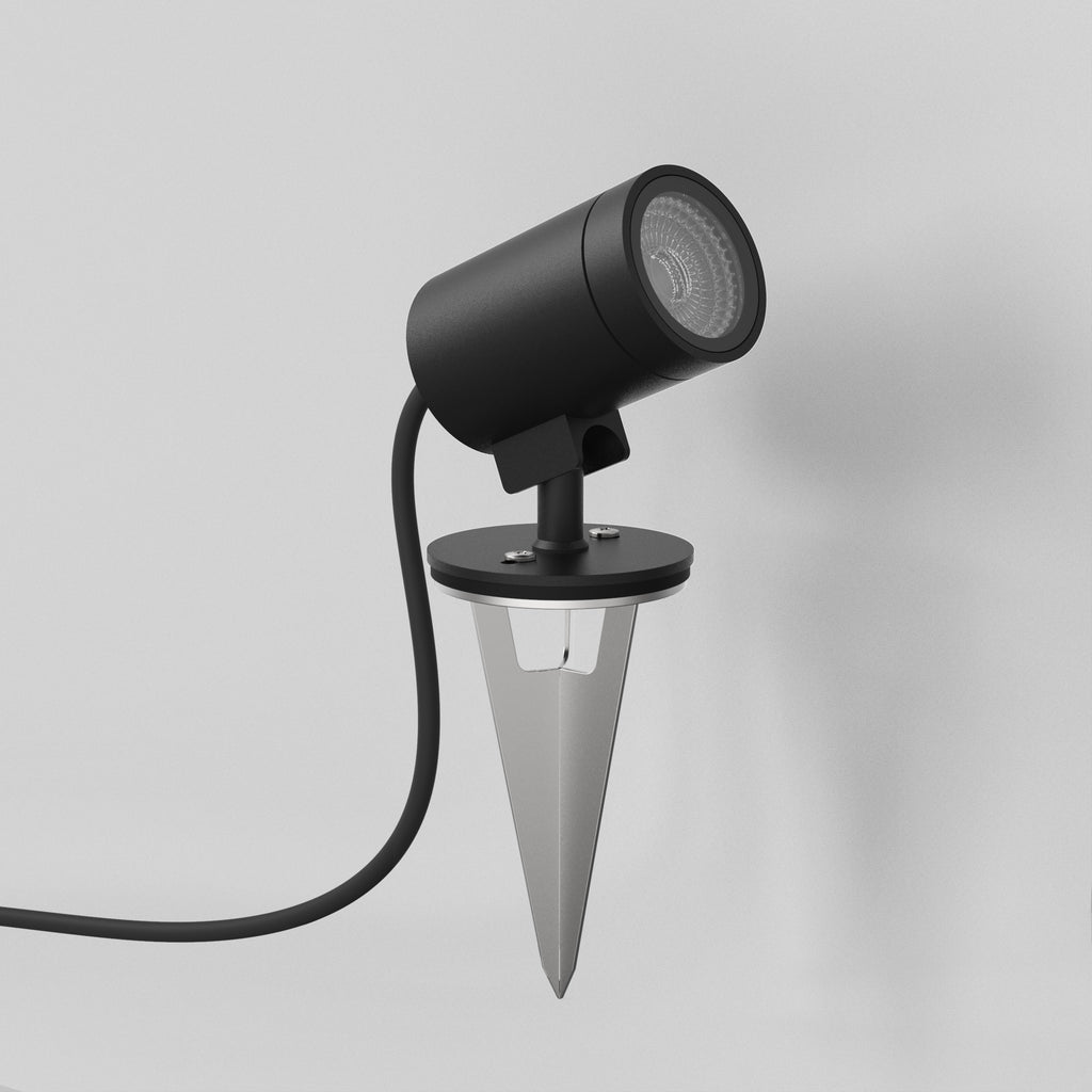 Astro Bayville Outdoor Spike Spot 12V Spotlight in Textured Black IP65 - DRIVER REQUIRED
