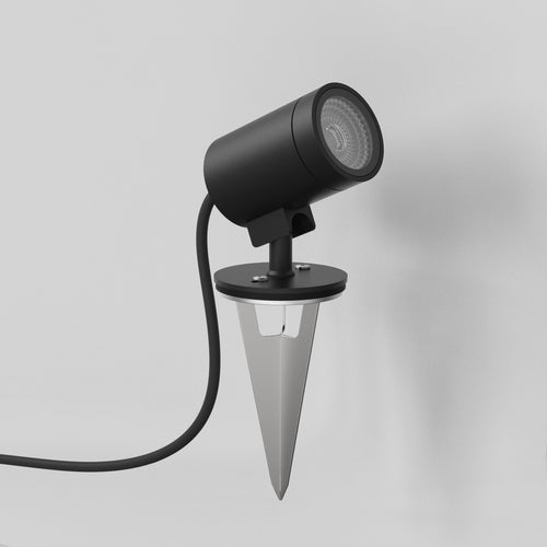 Astro Bayville Outdoor Spike Spot 12V Spotlight in Textured Black IP65 - DRIVER REQUIRED